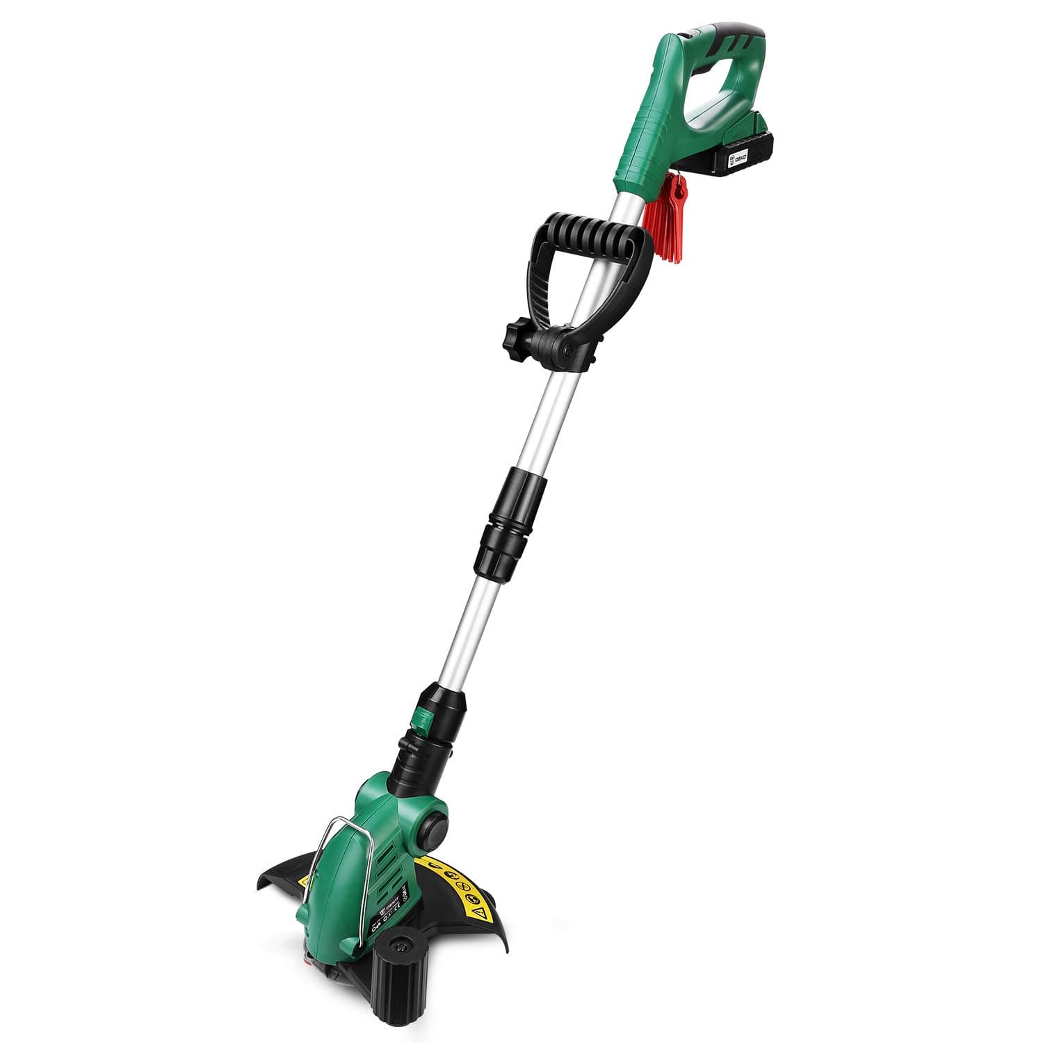 Cordless String Trimmer with 20V Lithium 2000mAh Battery Pack Plastic Blade Lawn Mower Cordless Grass Trimmer Garden Tools