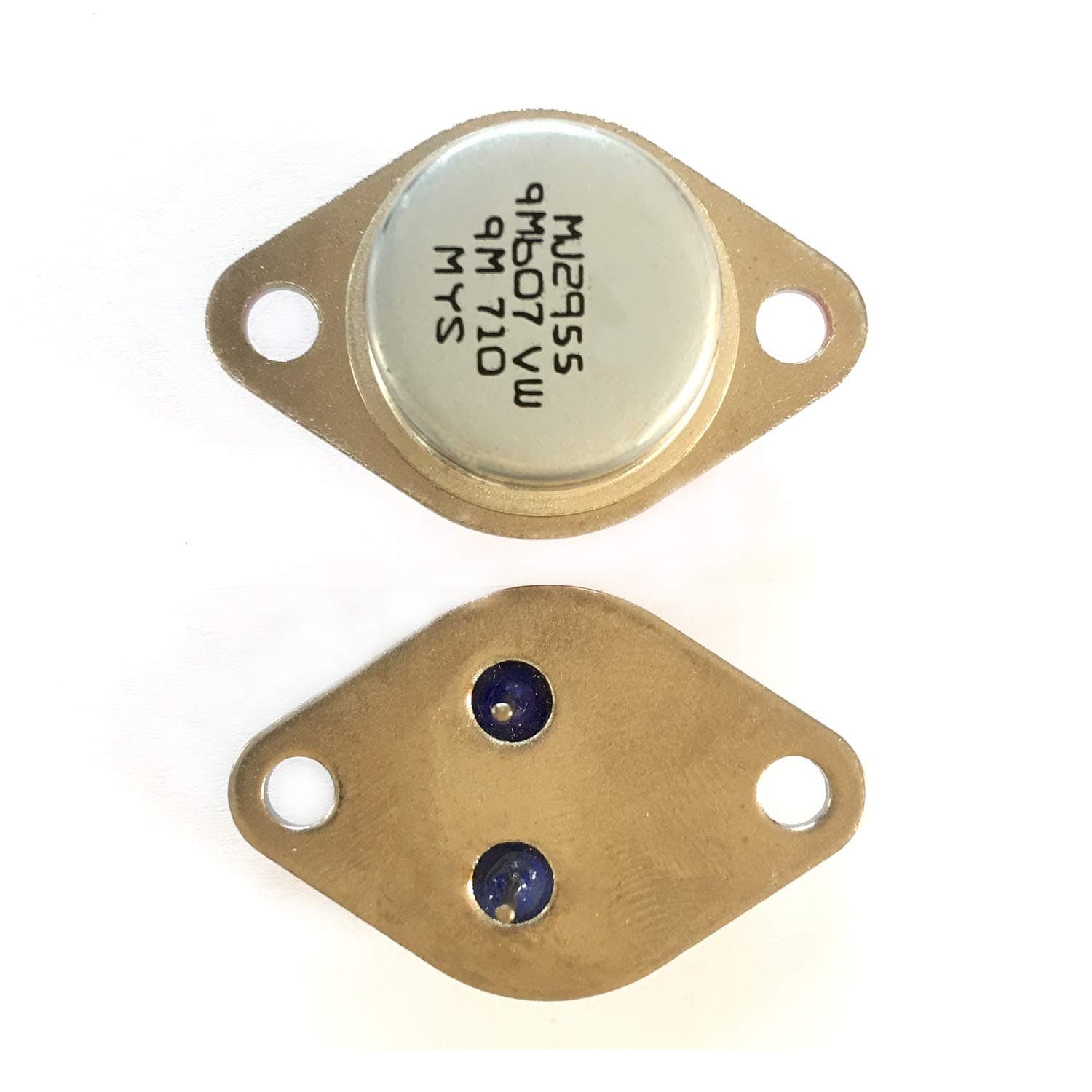 TodiysNew 10Pcs for MJ2955 NTE219 ECG219 15A 100V 115W to-3 Complementary Silicon Power Transistors IC Chip MJ2955G