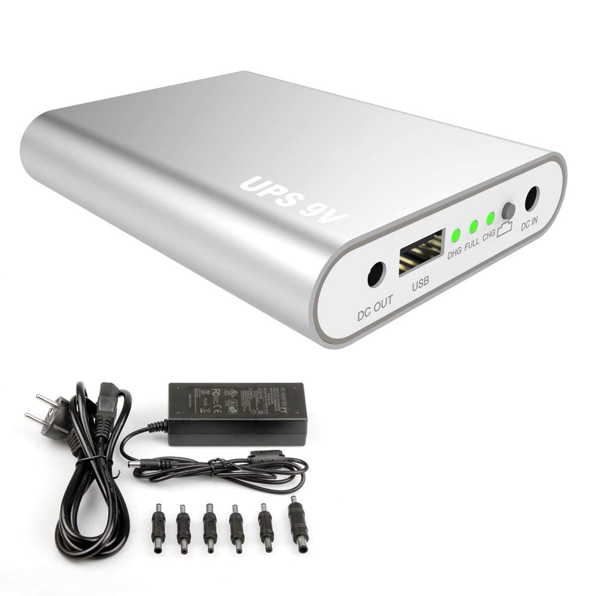 iLogoTech Powerbank 12000mah 45Wh DC Output 9V/3.5A Charger External Battery UPS Power Adapter for Projector, POS Machines, Notebooks, Laptop, Tablet, Cameras, Turntables, Router, Android, MP3