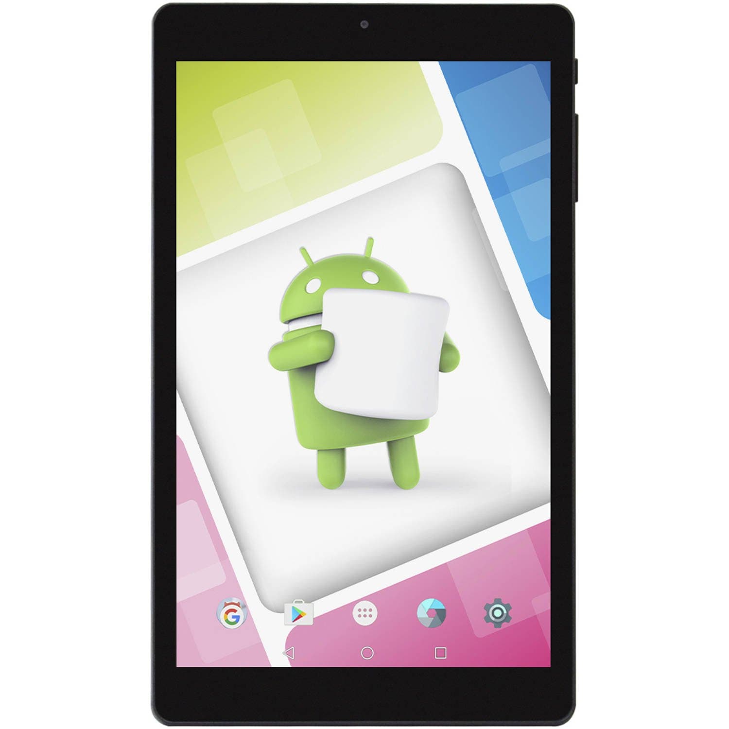 Ares 8A with WiFi 8 Touchscreen Tablet PC Featuring Android 6.0 (Marshmallow) Operating System (Black)