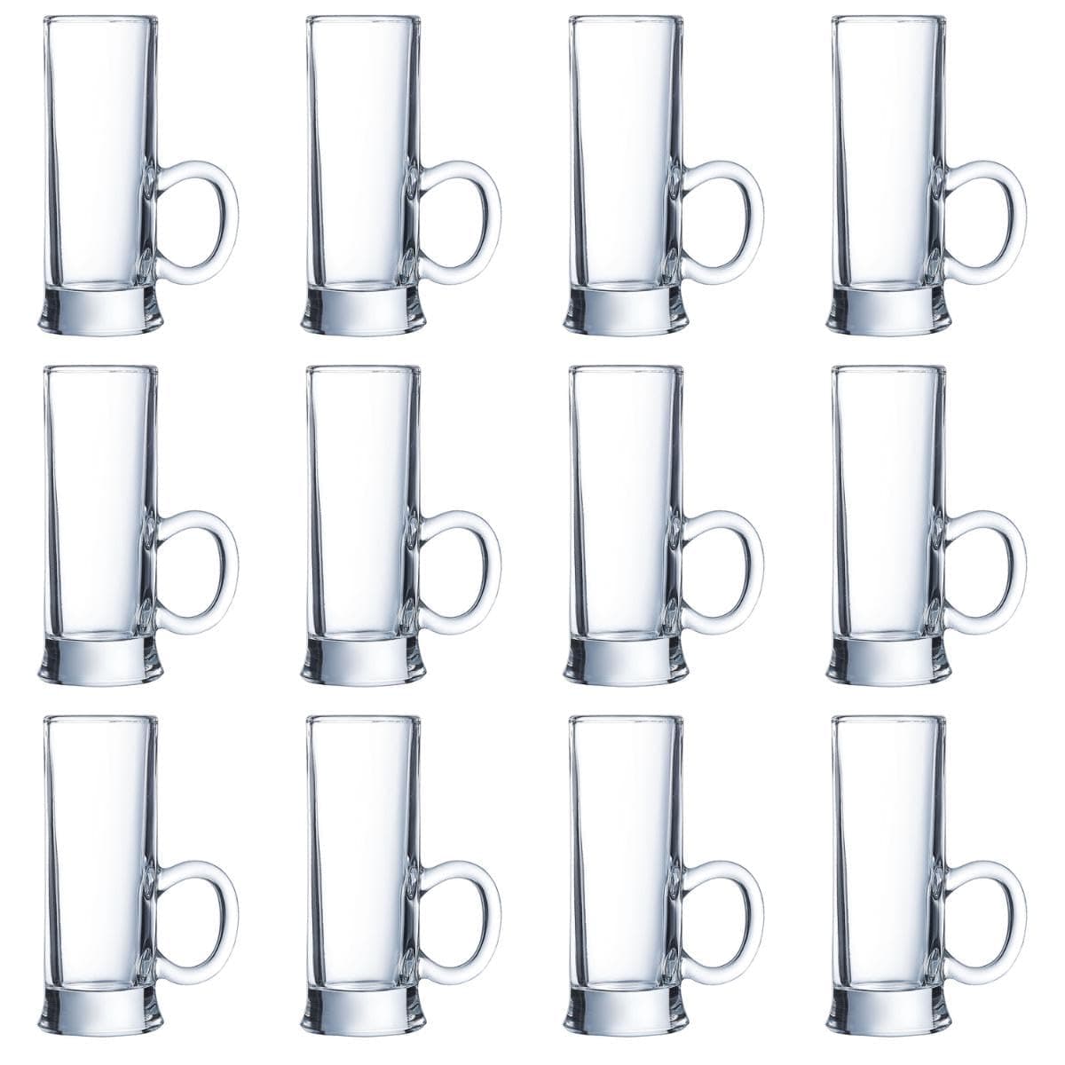 Arcoroc Islande Shot Glasses 55ml (Pack of 12) Without filling line, with handle.