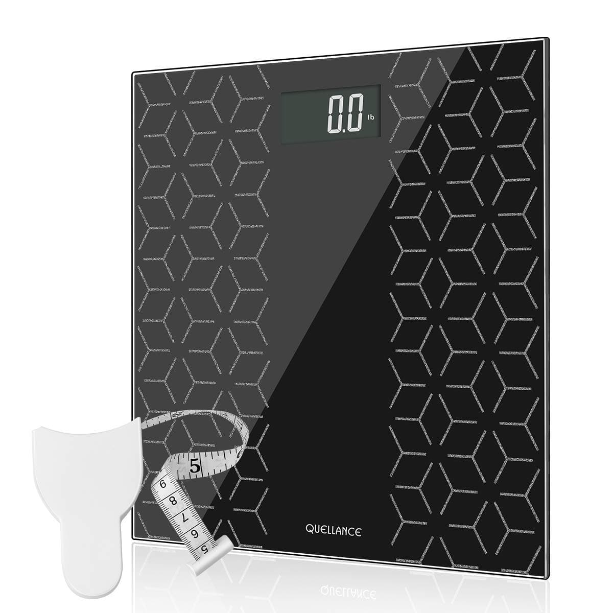 High Precision Digital Electronic Scales for Body Weight Bathroom Scale with Large Backlit Display, Non-Slip Platform, Up to 400 Pounds, Body Tape Measure Include, Most Accurate Weighing Scale