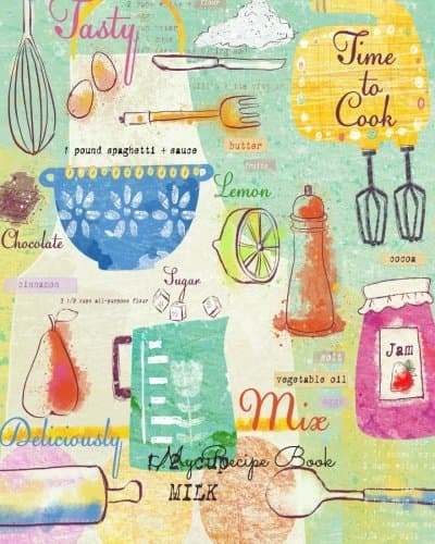 My Recipe Book: Journal Notebook. Recipe Keeper, Organizer To Write In, Storage for Your Family Recipes. Blank Book. Empty Fill in Cookbook Template 8 by 10in 100 pages Paperback – June 17, 2016