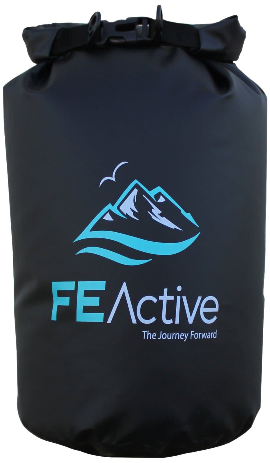 FE Active Waterproof Dry Bag - Sack for Outdoor & Water Activities, Lined Rim for Maximum Insulation Sports Waterproof Bag & Camping Gear for Kayak, Surf, Fishing, Travel, Gym | Designed in California