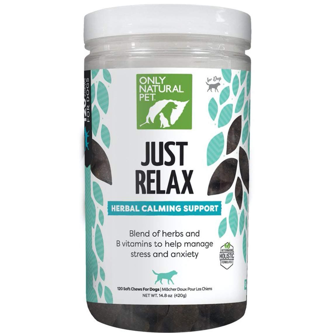 Only Natural Pet - Just Relax Herbal Calming Soft Chews for Dogs 120 Soft Chews
