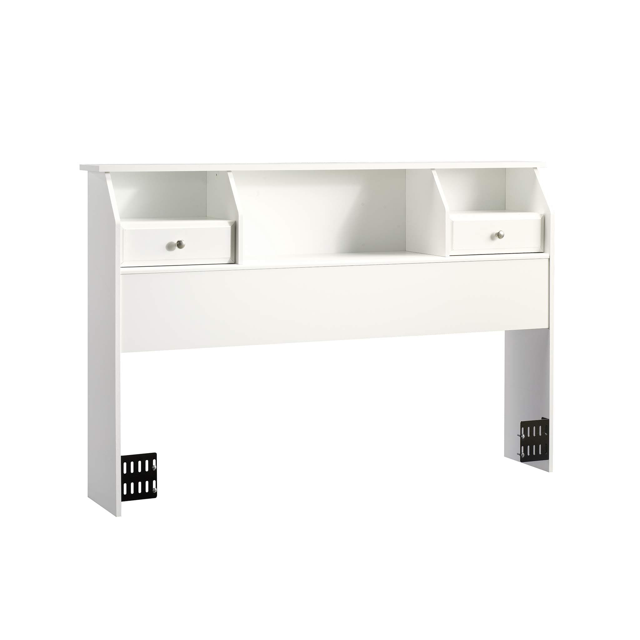 Sauder Shoal Creek Bookcase Headboard, Full/Queen, Soft White finish