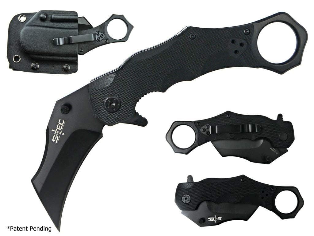 7.25" Karambit w/ G10 Handle & Quick Deploy Sheath