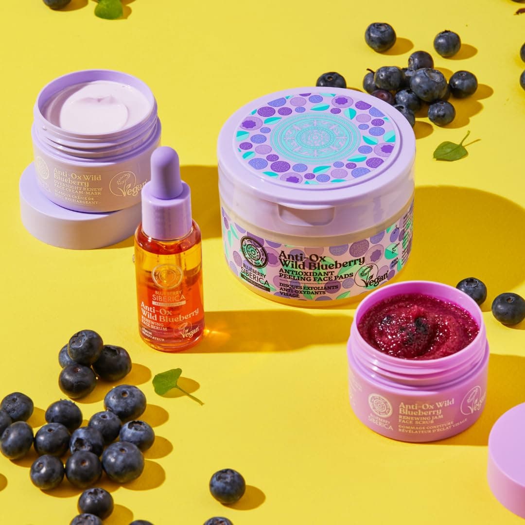 Natura Siberica Anti-OX Wild Blueberry. Renewing face serum