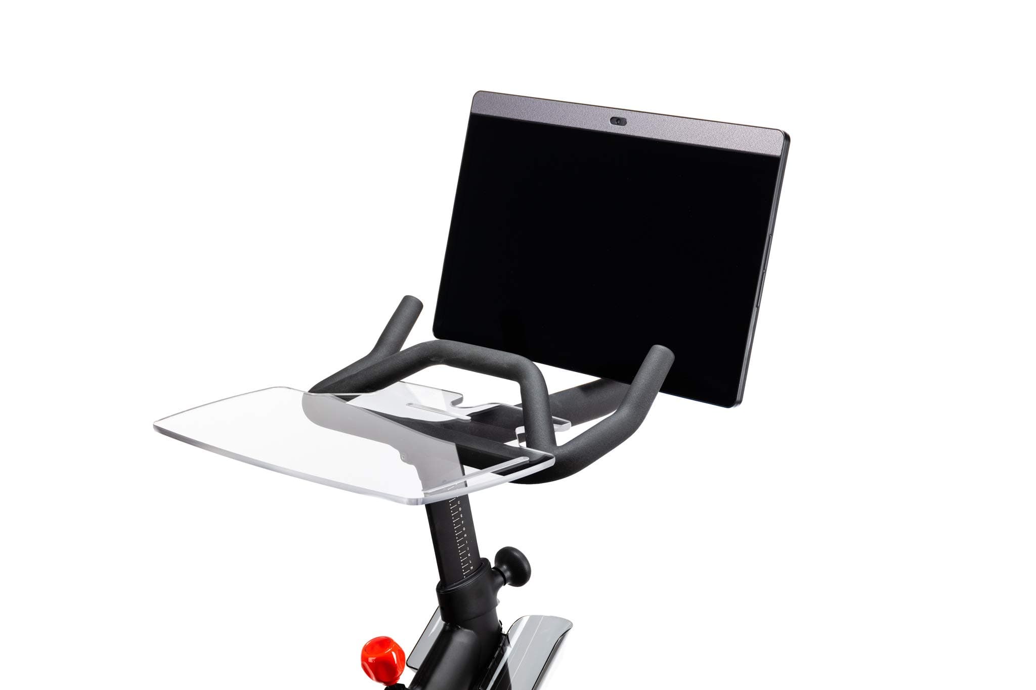 The Tray+ | Compatible with Peloton Bike+ (Plus Models), Made in The USA, Laptop & Desk Tray Holder | Designed with Premium Grade Acrylic Materials - The Ultimate Peloton Accessories