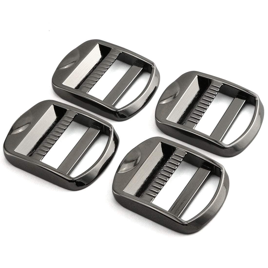 HJ GardenMetal Ladder Lock Buckle Slider Adjustable Zinc Alloy Buckles for Backpack Strap Accessories 25mm
