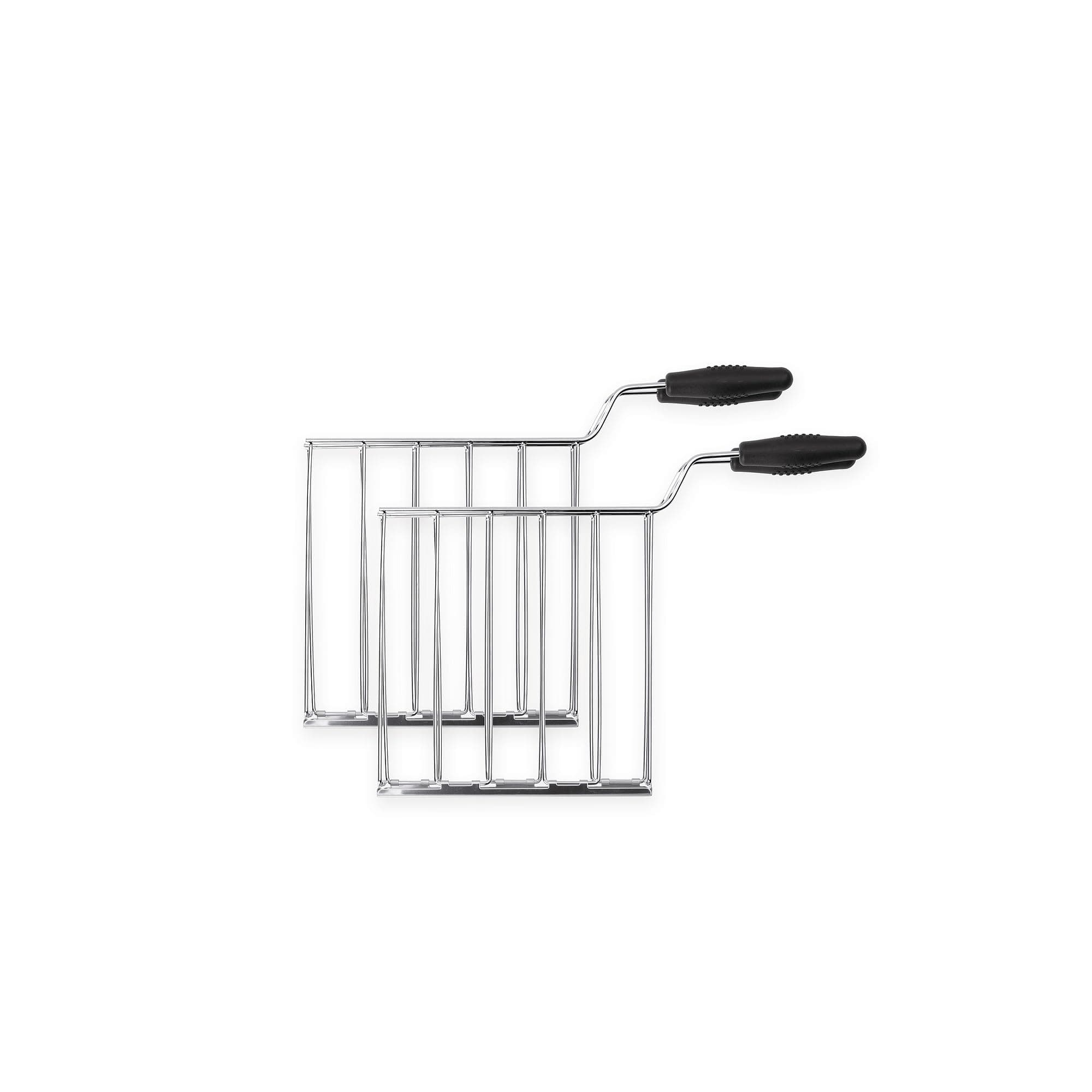 TSSR01 Sandwich Rack Set – 2-Piece Stainless Steel Toasting Cages with Anti-Heat Handles – Compatible with SMEG TSF01 & TSF03 Toasters