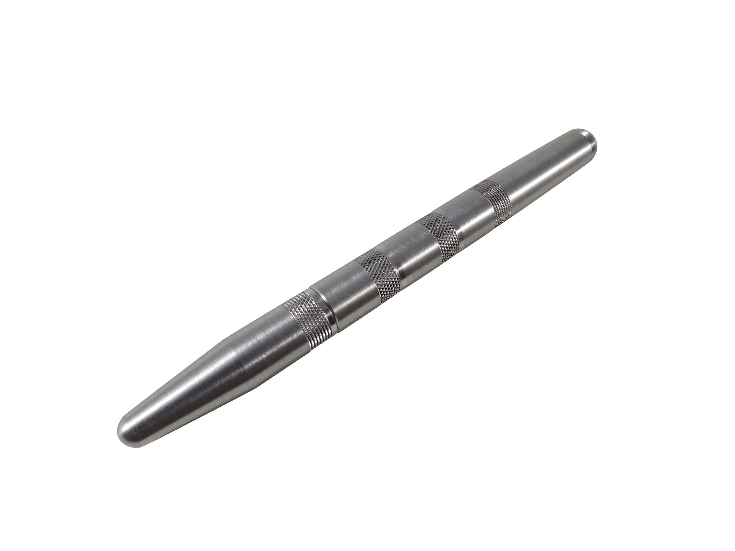 Solid Pen - Machined Ballpoint Pen, Pocket Pens, Fine Point, Gel Black Ink, Made in the USA
