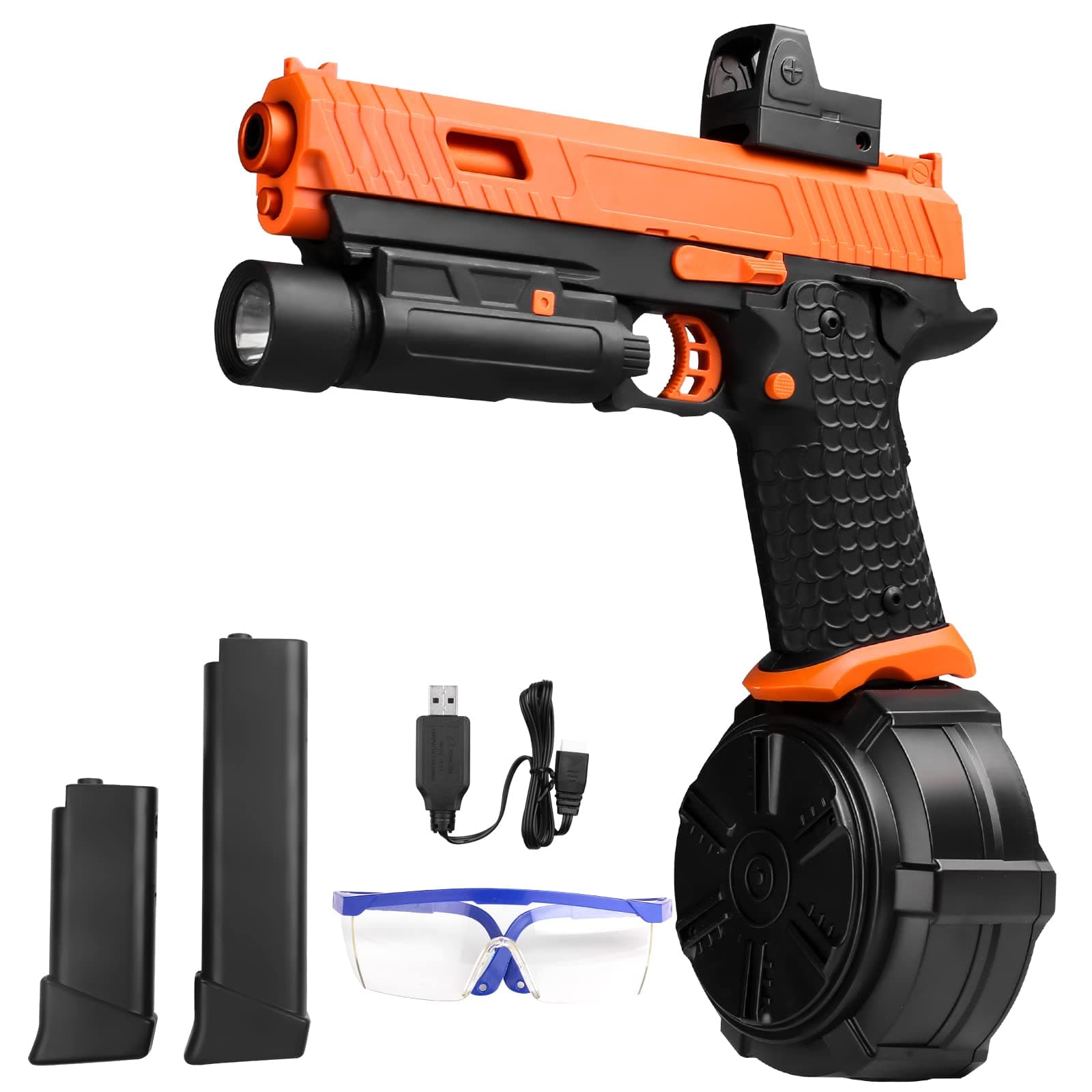 Gel Toy,JM-X5 Gel Christmas Easter Toys with Drum and Goggles,Upgrade Version for JM-X2 with Outdoor Games for Ages 14 Years Old and up and Adults