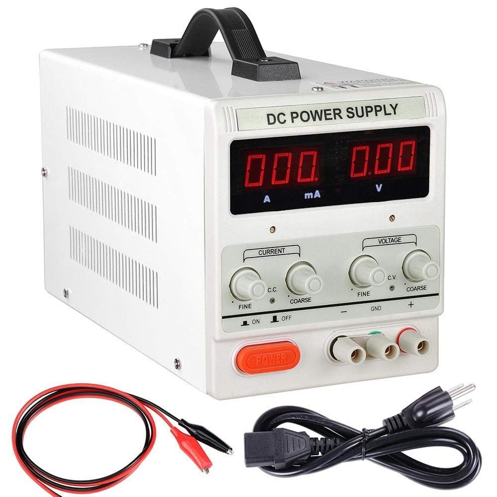 Variable Adjustable Lab DC DC Bench Power Supply 0-30V 0-5A - Regulated Adjustable Precision Lab Kit MS305D