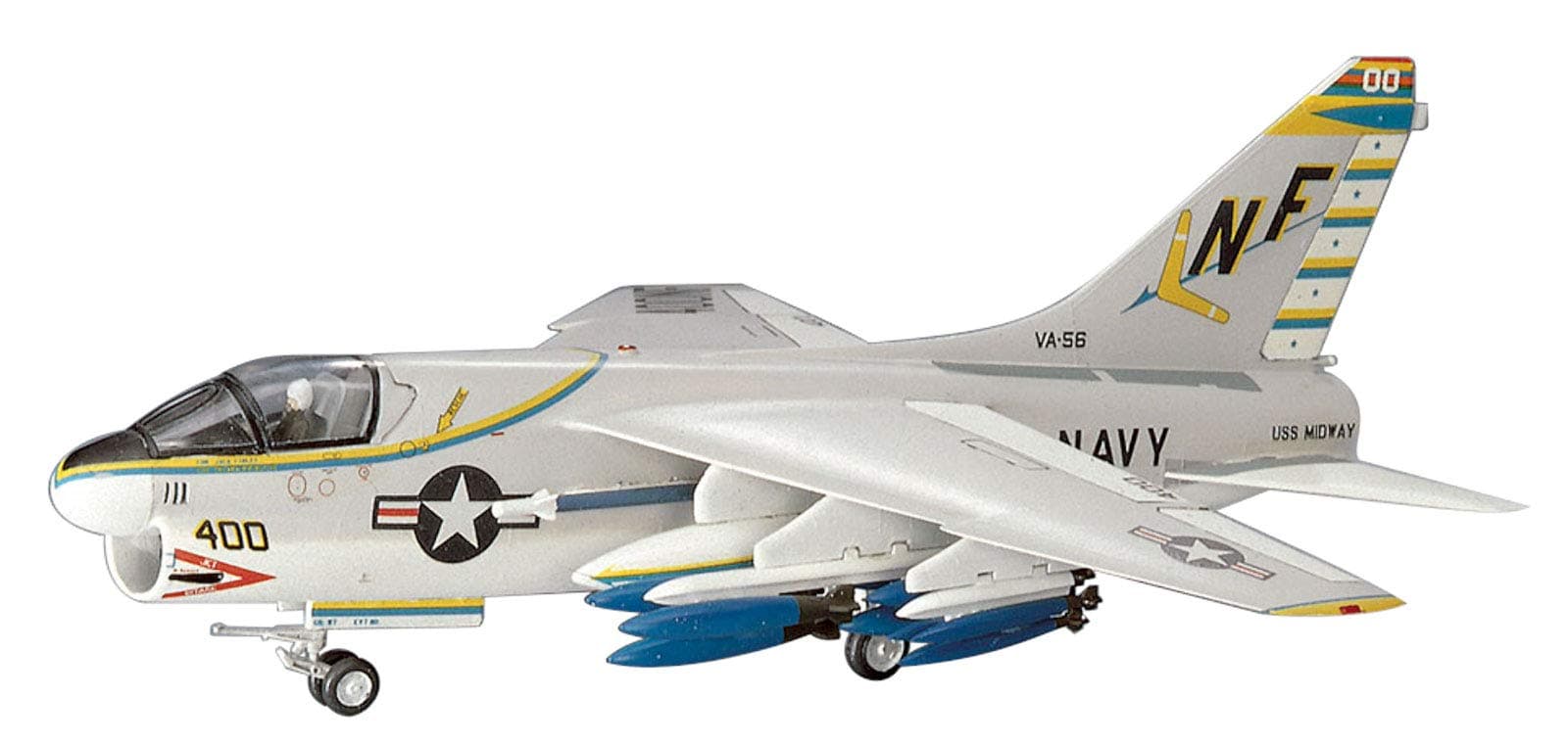 Hasegawa 1:72 Scale A-7A Corsair II Model