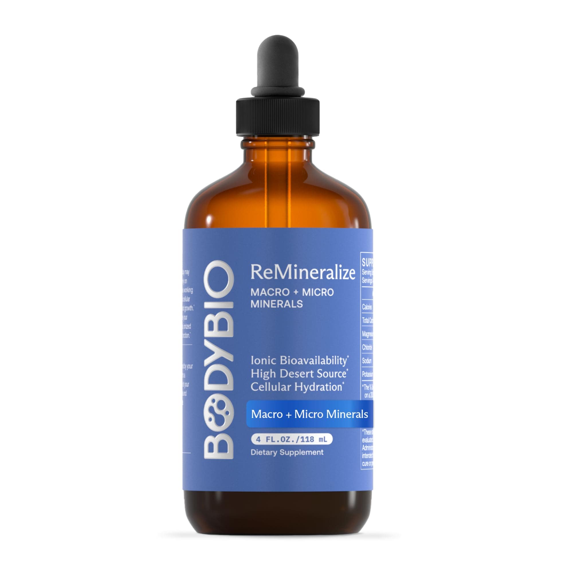 ReMineralize - Concentrated Ionic Trace Minerals to Hydrate, Detox, and Revitalize Your Cells - Over 72 Bioavailable Trace Minerals for Rapid Absorption 4 Fl Oz