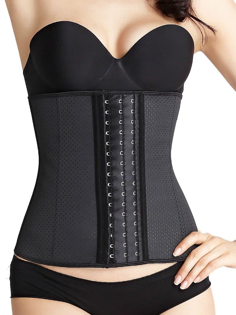 iSZEYU Womens Latex Waist Trainer Corset for Weight Loss Body Shaper XXS-8XL