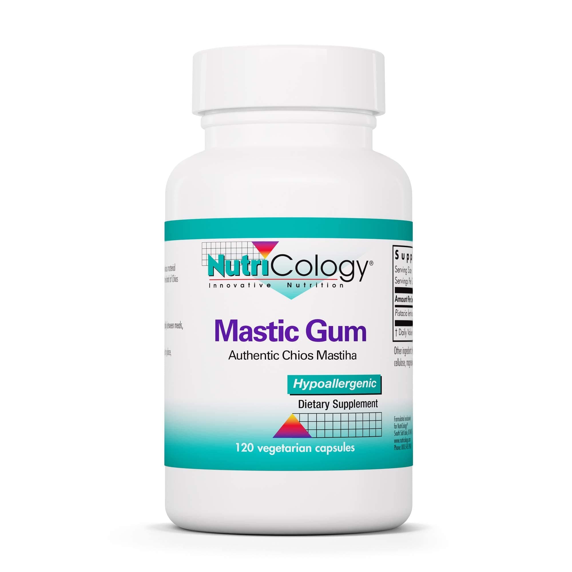 Nutricology Mastic Gum, 120 Capsules, 52475