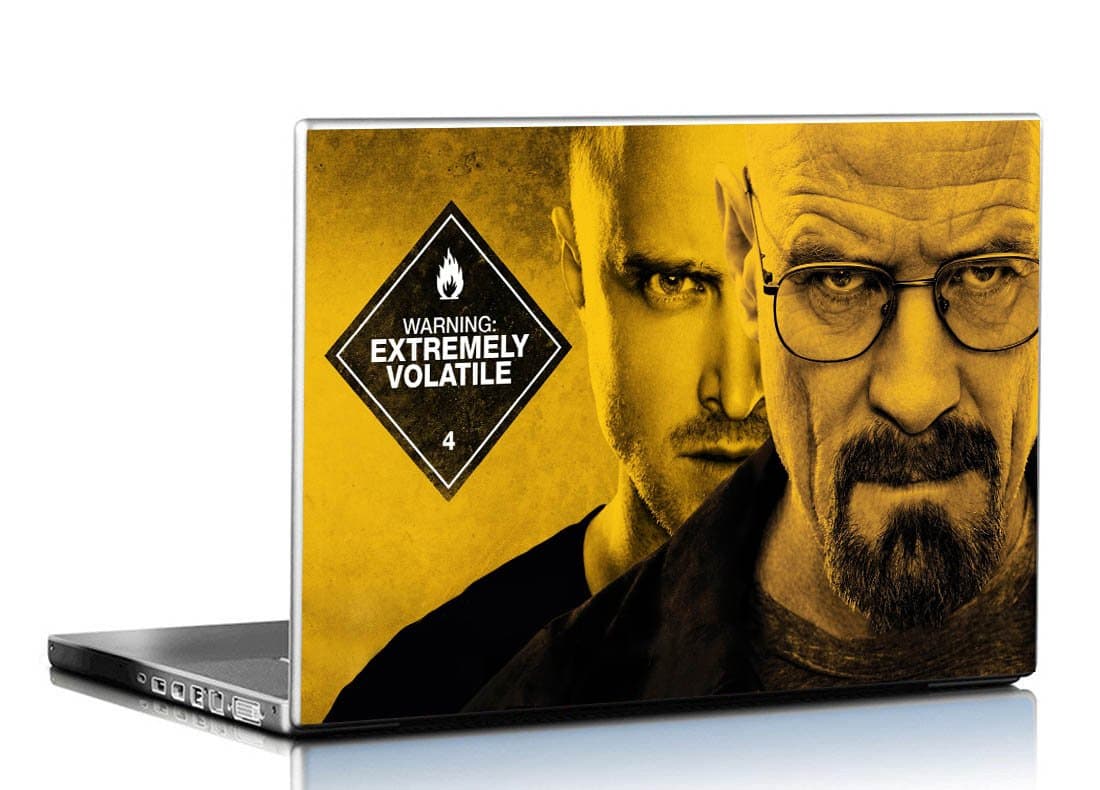 PIXELARTZ Laptop Skins Breaking Bad Walter White Jesse Pinkman 15.6 Inches Laptop Skins/Stickers for Dell-Lenovo-Acer-HP (4014)