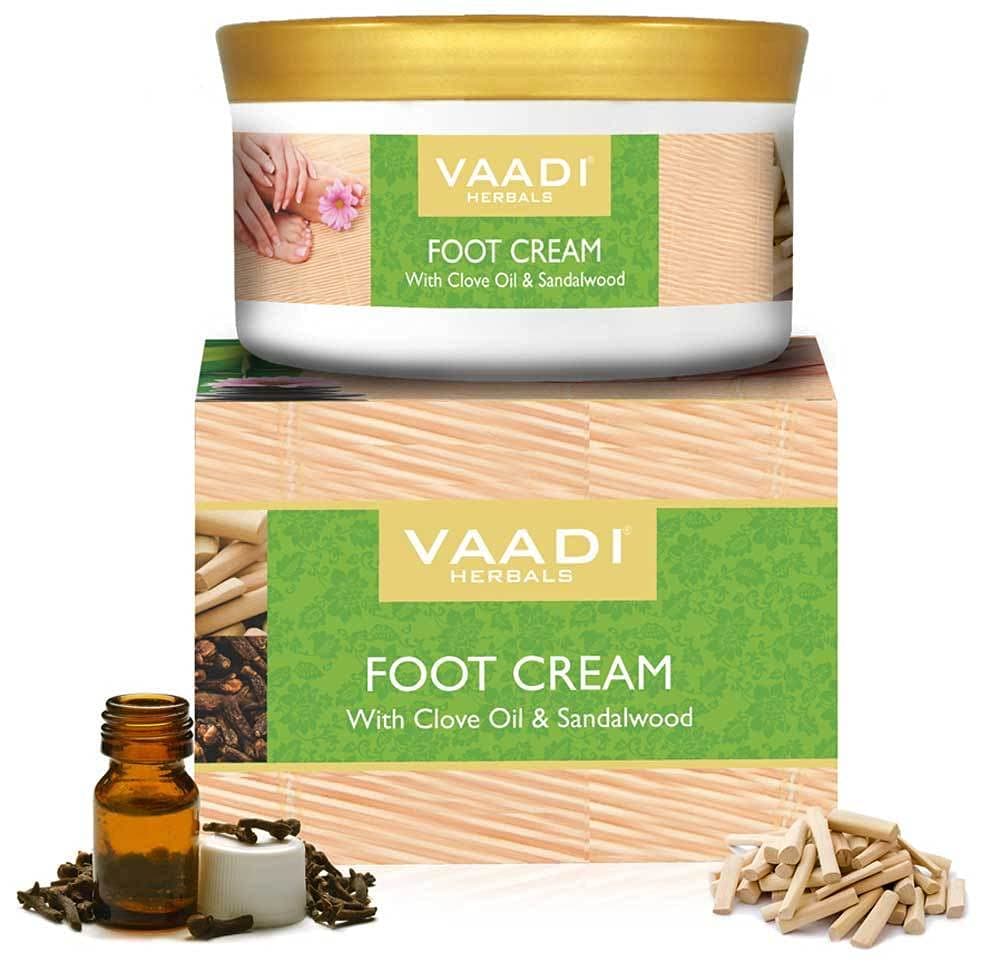Vaadi Herbals Foot Cream, Clove And Sandal Oil, 150G