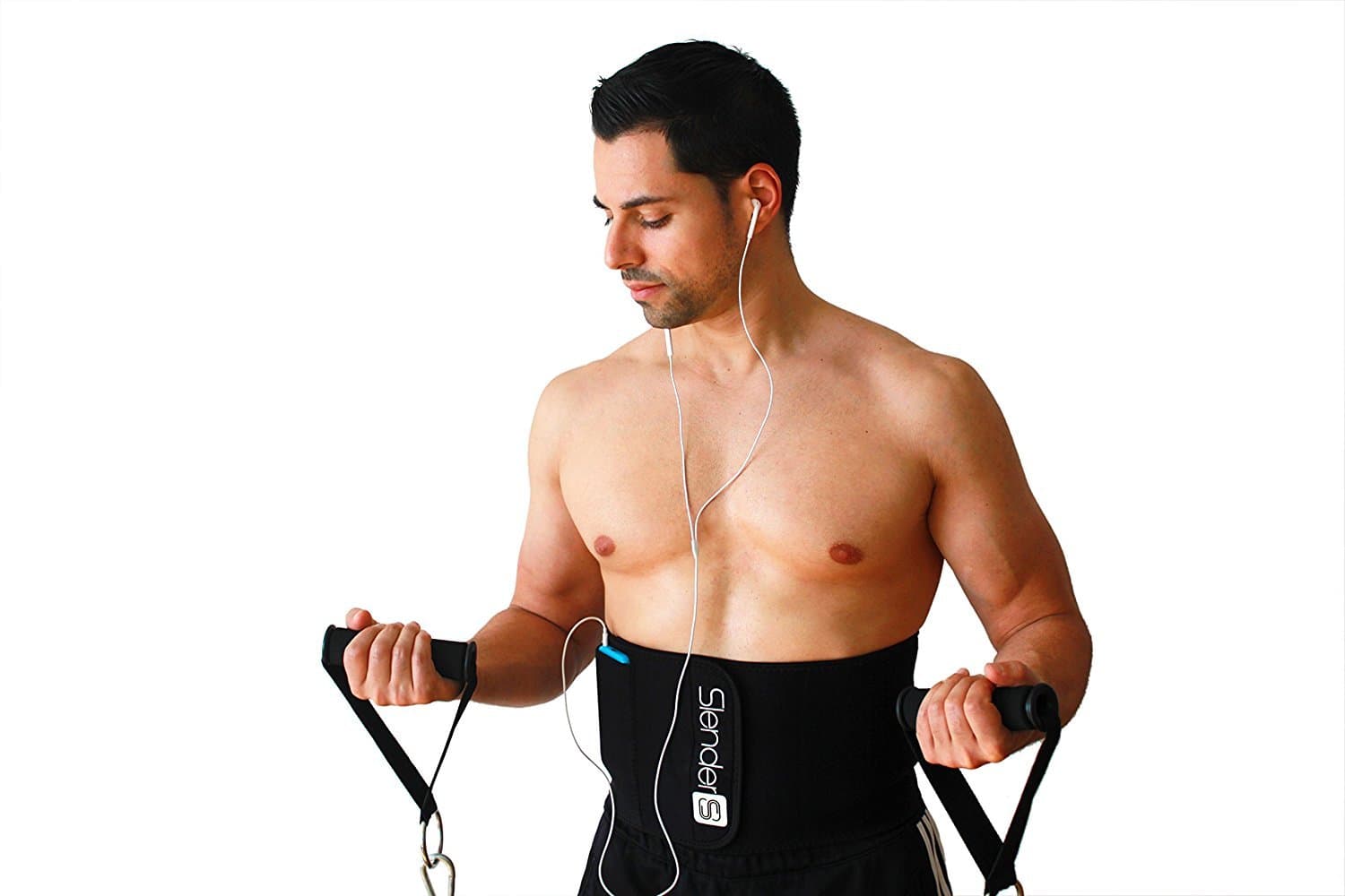 Slender 8 Waist Trimmer Belt with Pocket for Cell Phone