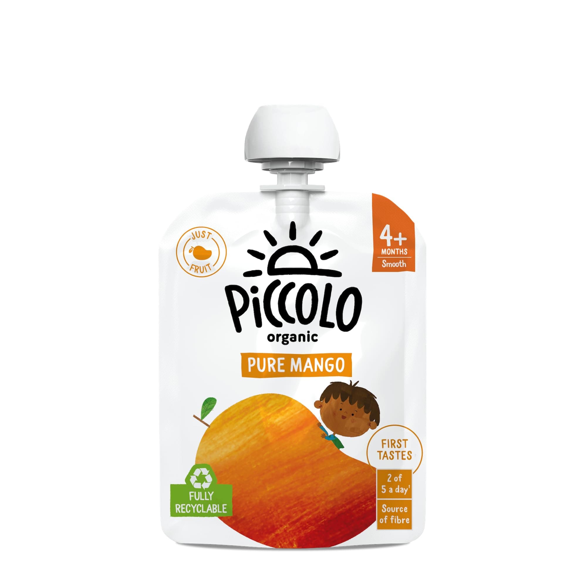 Piccolo Organic Fairtrade Pure Mango Blend, 70g