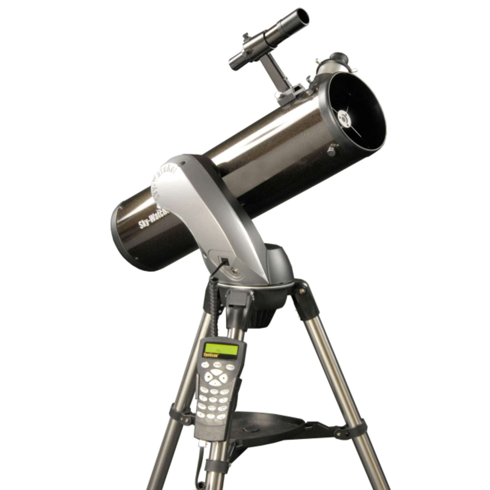 Skywatcher Explorer 130P SynScan AZ GOTO (130 mm (5.1 Inches) f/650 – Computer-Controlled Newtonian Telescope with Parabolic Mirror – Black