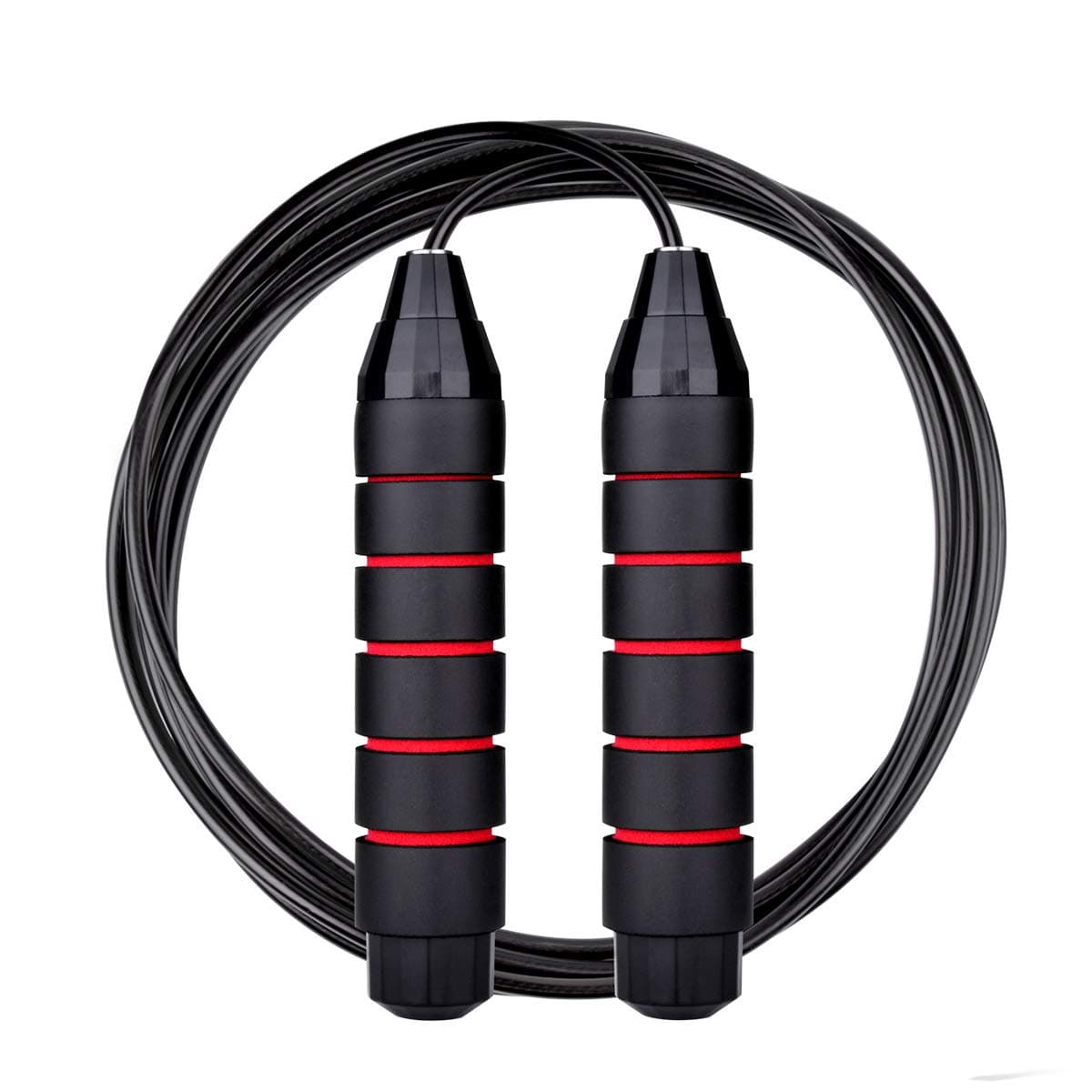 Jump Rope Adjustable Cable Tangle-Free Skipping Rope Comfort Handles Nation Speed Jump Rope Survival and Cross Jumping Ropes Ideal for Aerobic Exercise, Fitness Training,Speed Workouts & More