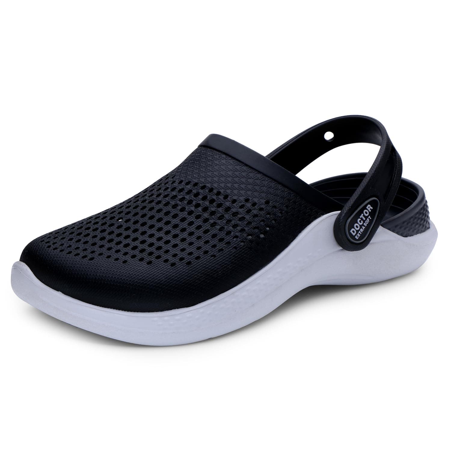 Men's Classic Casual Sports Clogs/Sandals with Adjustable Back Strap for Adult | Comfortable & LightWeight| Stylish & Anti-Skid| Waterproof & Everyday Use Mules for Gents/Boys D-513