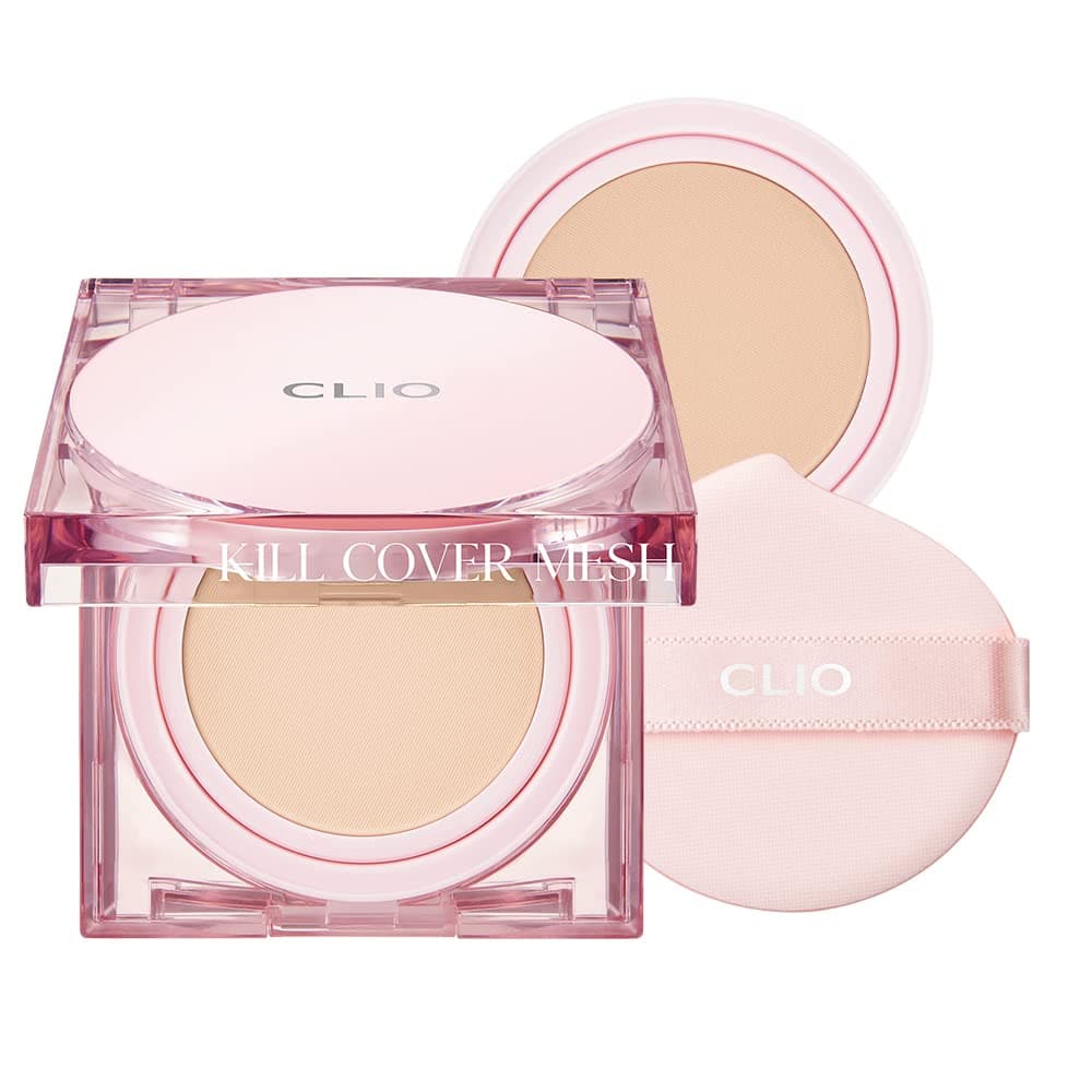 PROFESSIONAL Clio Kill Cover Radiant Mesh Glow Light Coverage Cushion Set For Combination Skin (+Refill) (3 Linen)