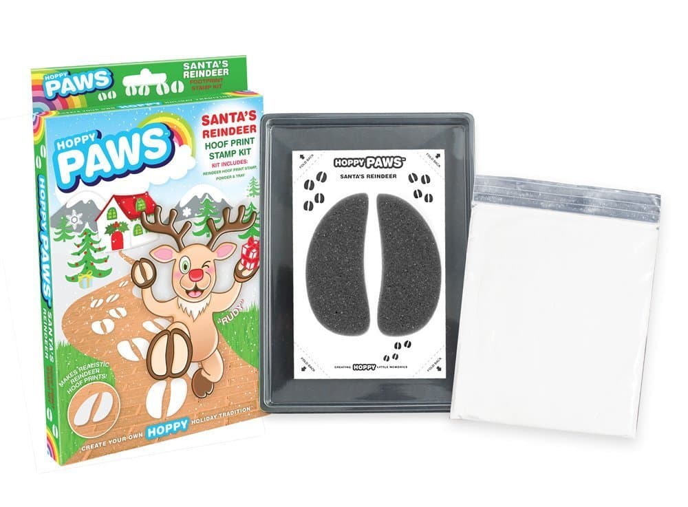 "Santa's Reindeer Hoof Print Stamp Kits