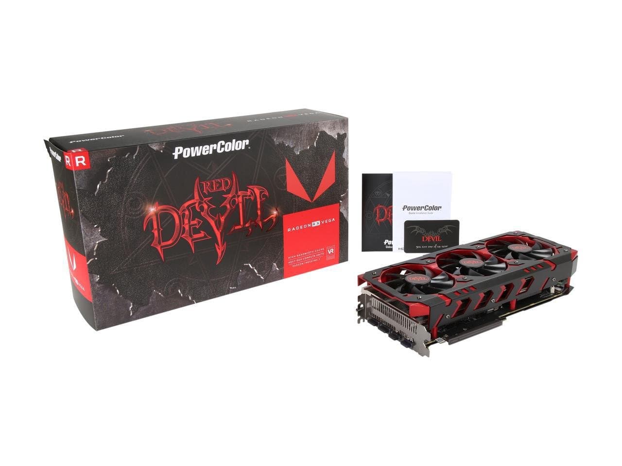 Powercolor axrx Vega 64 8gbhbm2-3dh NVIDIA Graphics Card