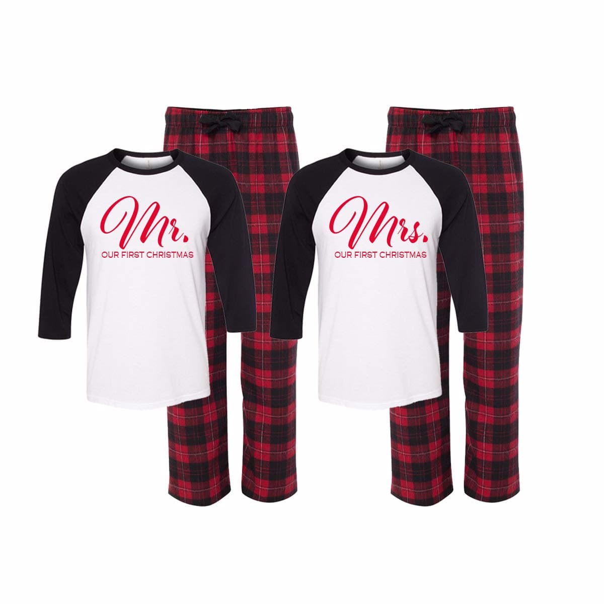 Cotton SistersOur First Christmas Mr. and Mrs. Pajama Set of 2