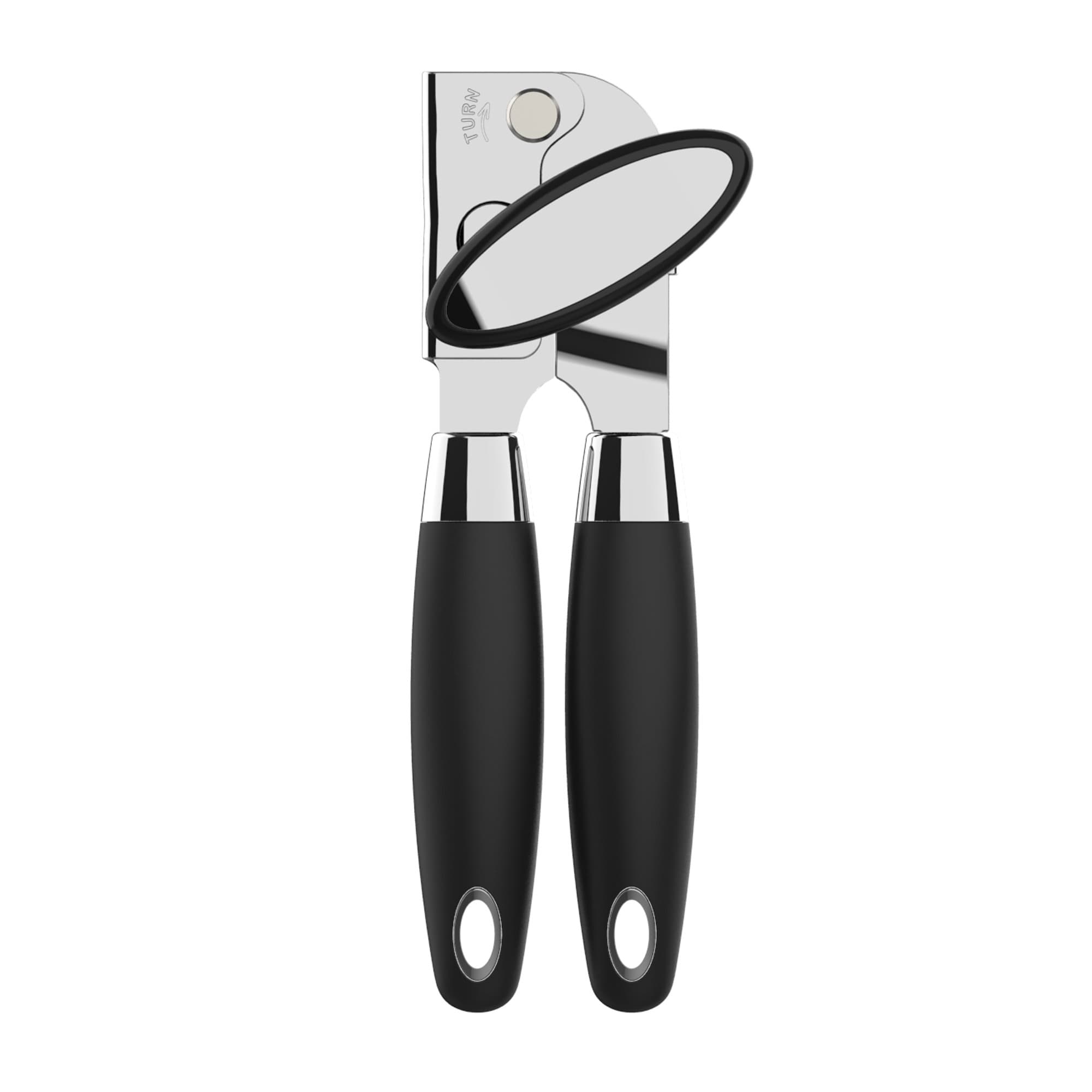 Opener Heavy Duty Can Opener Stainless Steel Can Bottle Opener Black
