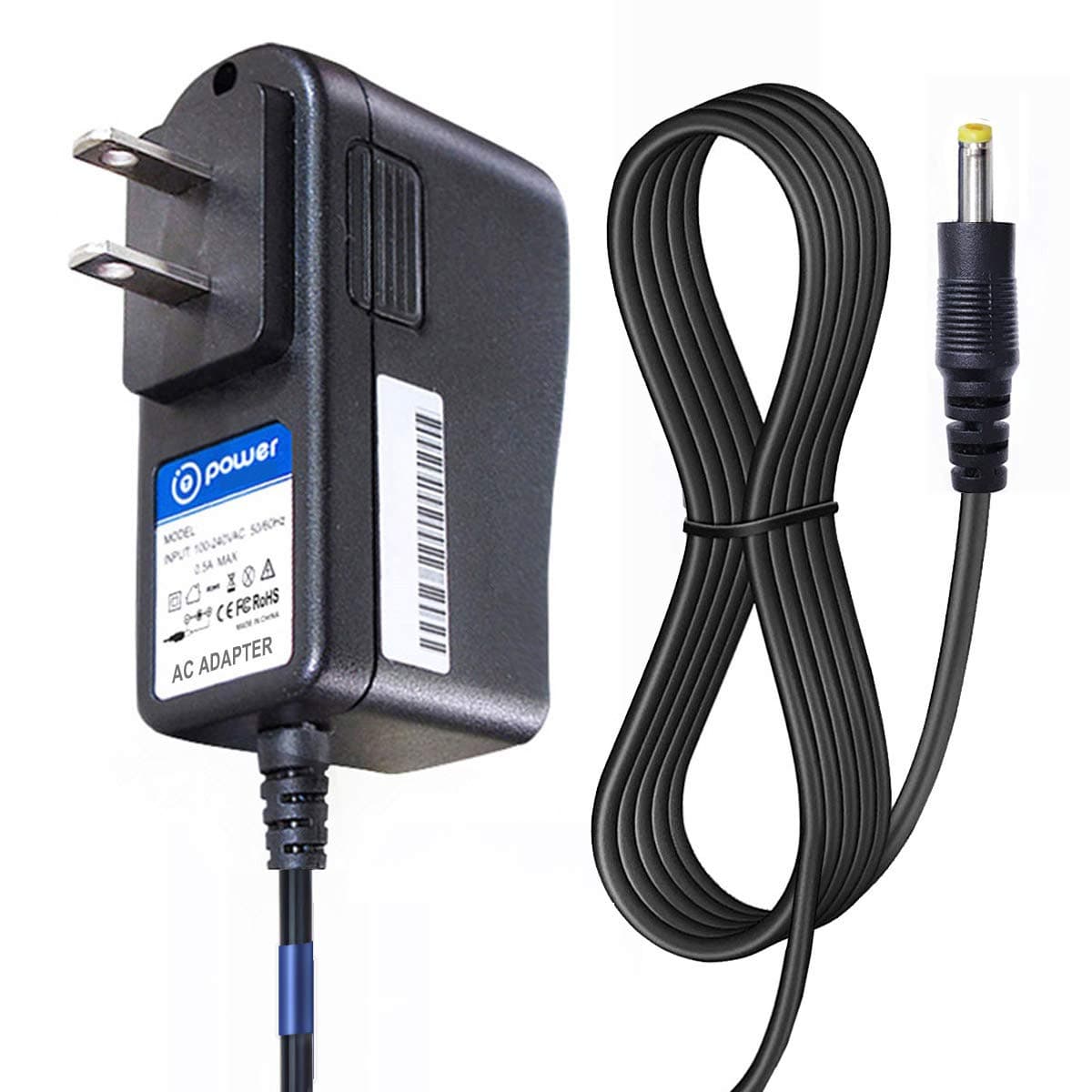 9V Charger for Polaroid Portable DVD Player PDM-0711 0714 PDV-0701A PDX0074 PDV0700 DVD Player PDM-0855 PDV0700S PDV0703C Ac Dc Adapter Power Supply