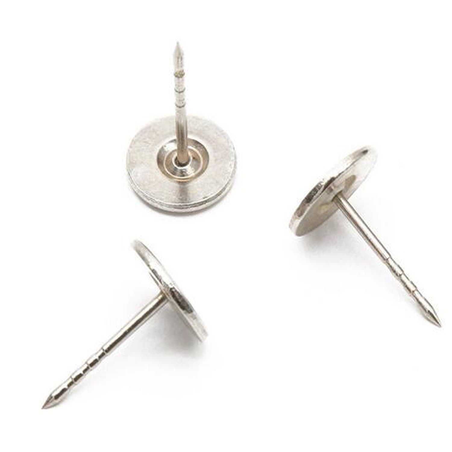 EAS Hard Tag Pin with Flat Head and Grooved Stainless Steel Tags Pin Security Nail(1000pcs/lot-0.63in)