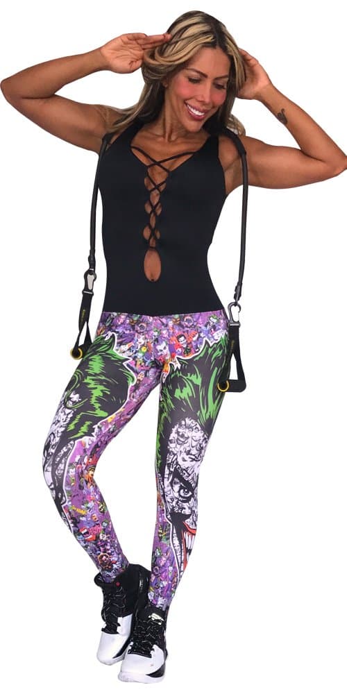 Jumpsuit Colombian Gym Workout Spinning Suplex Zumba Blue