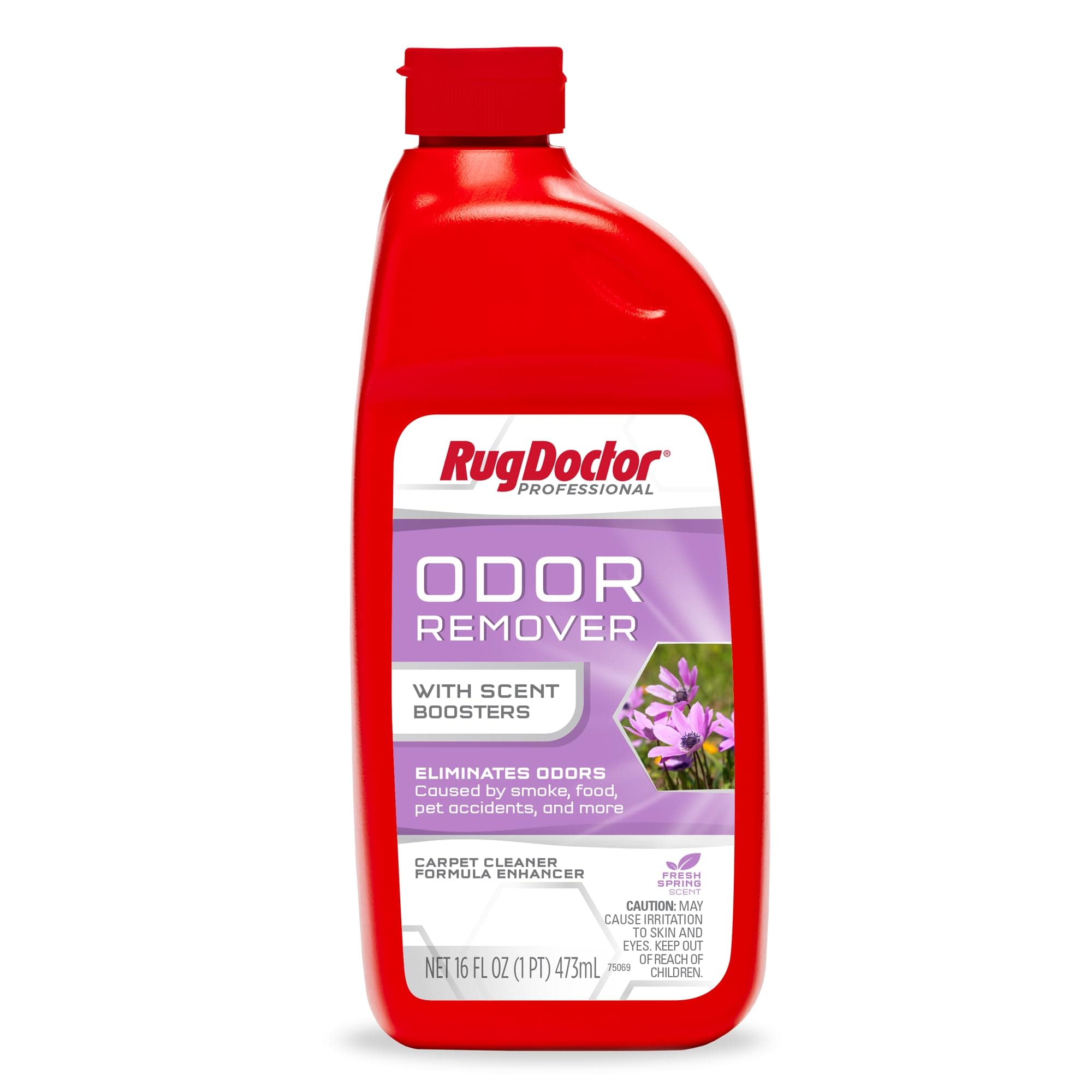 Rug Doctor Odor Remover Carpet Cleaner Enhancer & Spot Treatment 16 oz, Eliminates and Neutralizes Lingering Odors,Red