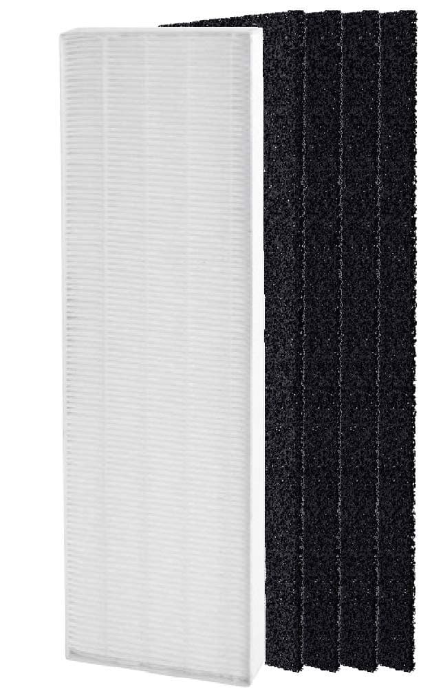 Nispira AeraMax 90 100 DX5 DB5 Filter Replacement for Fellowes Aeramax Air Purifier Part 40101701 9287001 9324001, True HEPA Activated Carbon 1 Set