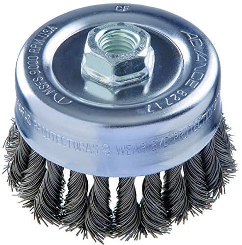COMBITWIST Knot Wire Cup Brushes - 4" combitwist knot cup brush .023 ss wire m14x2.