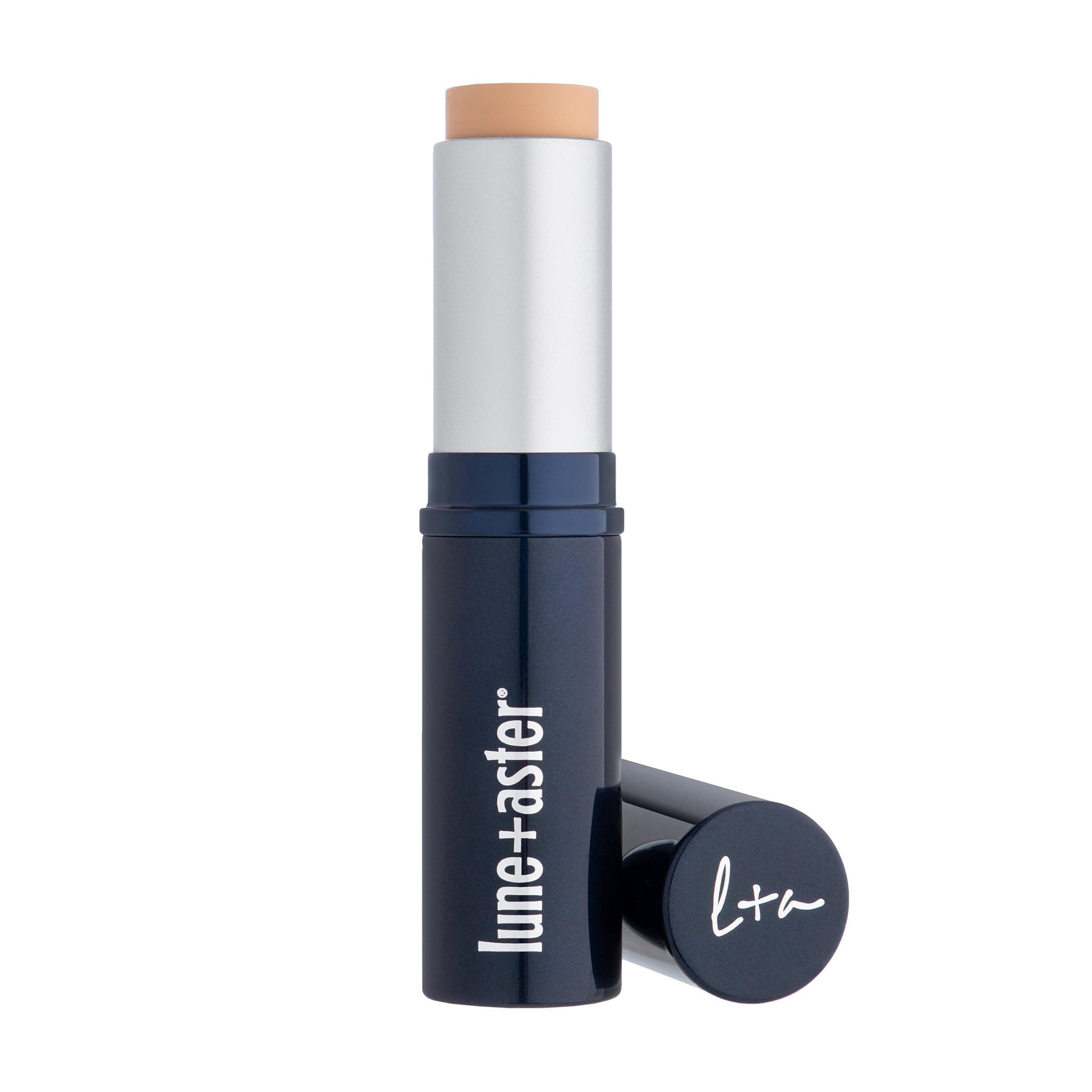 Lune+Aster Dawn to Dusk Foundation Stick - Medium - A cream foundation stick infused with good-for-you ingredients that delivers long-lasting, undetectable coverage for a flawless complexion