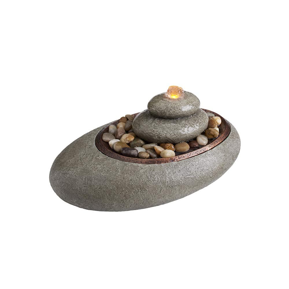 Tabletop Fountain, Stone, Natural