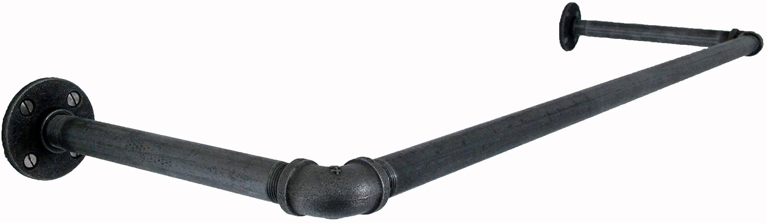 Fe20six Pipe pipework Industrial clothes rail storage wall mounted urban steampunk vintage The HAMSTEAD