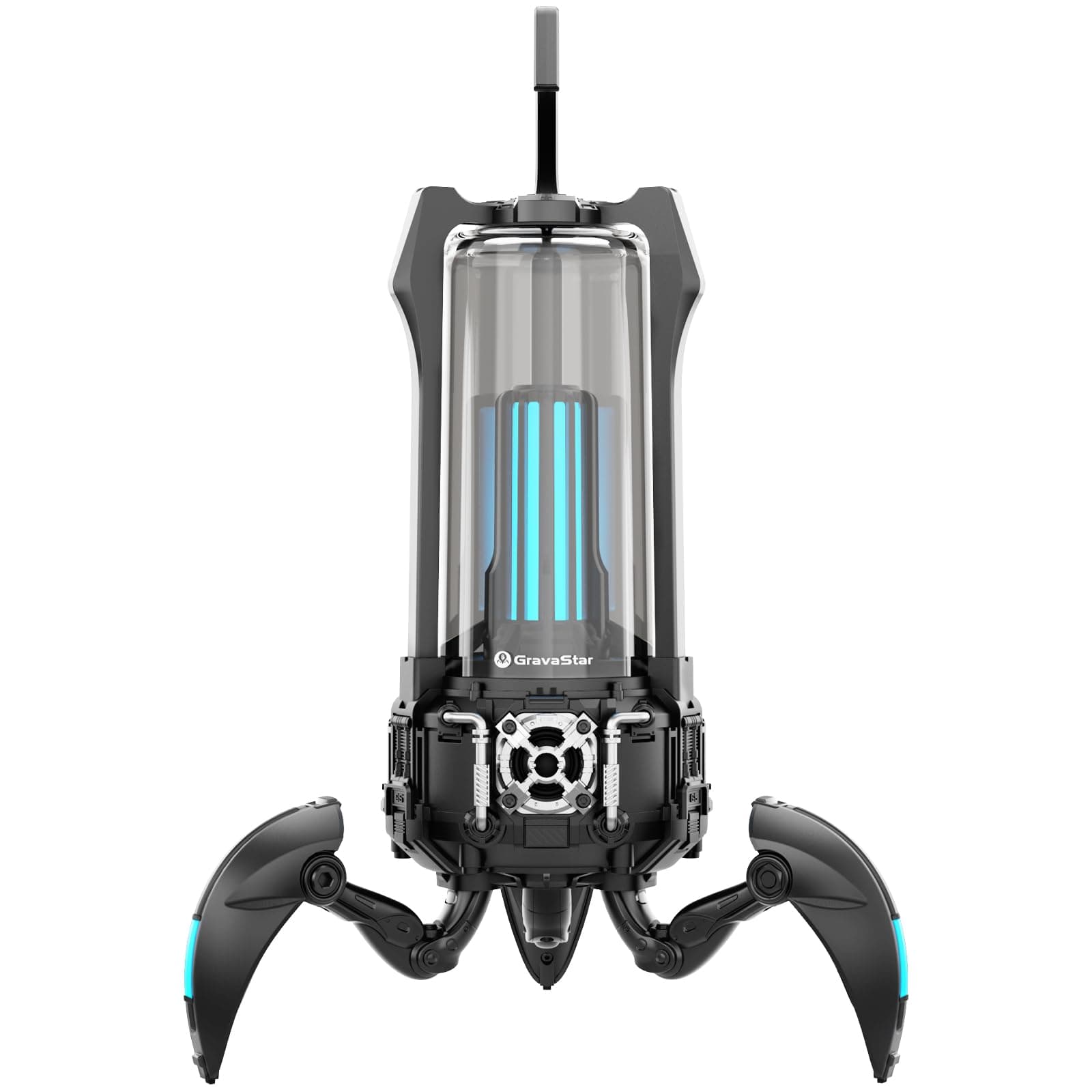 GravaStar Supernova Bluetooth Wireless Portable Speaker, 25W Sound, Bluetooth 5.3, Powerful Bass, 9 Hours Playback, RGB Light, Audio HD, USB-C Charging, Black