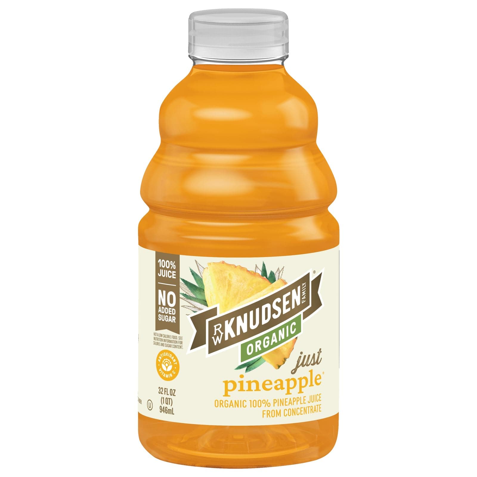 R.W. Knudsen Organic Pineapple Juice, 946.4 ml (Pack of 1)