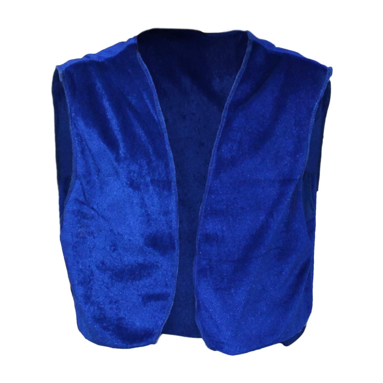 Kids Blue Velvet Fancy Dress Waistcoat