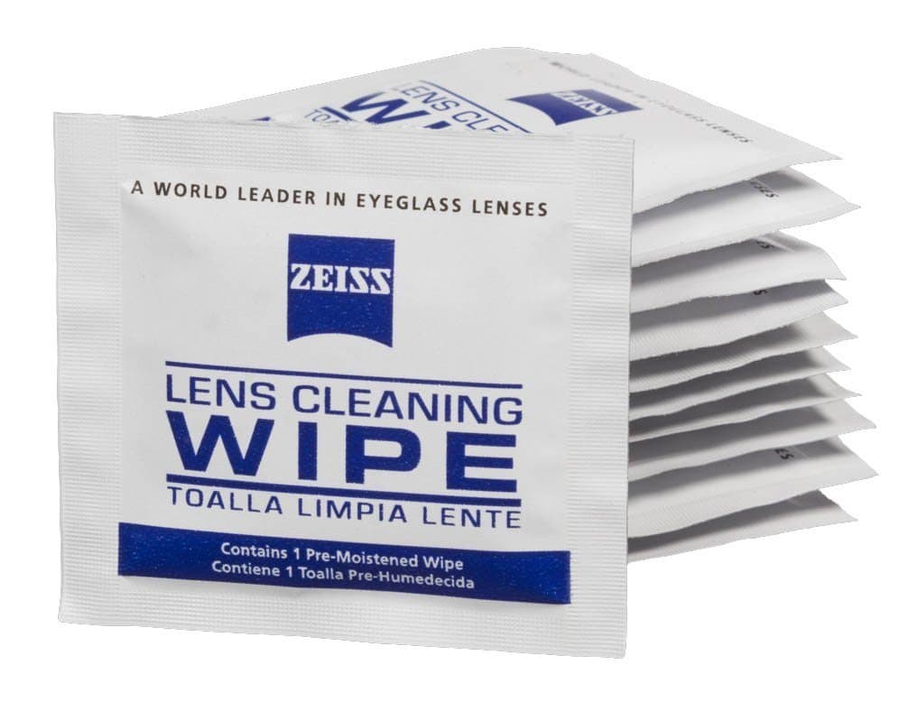 ZEISS Lens Wipes 100 Count- Pack of 1| Lens Cleaner - Perfect for Spectacles, Eyeglasses, Sunglasses, Camera Lenses, Binoculars and all other lenses