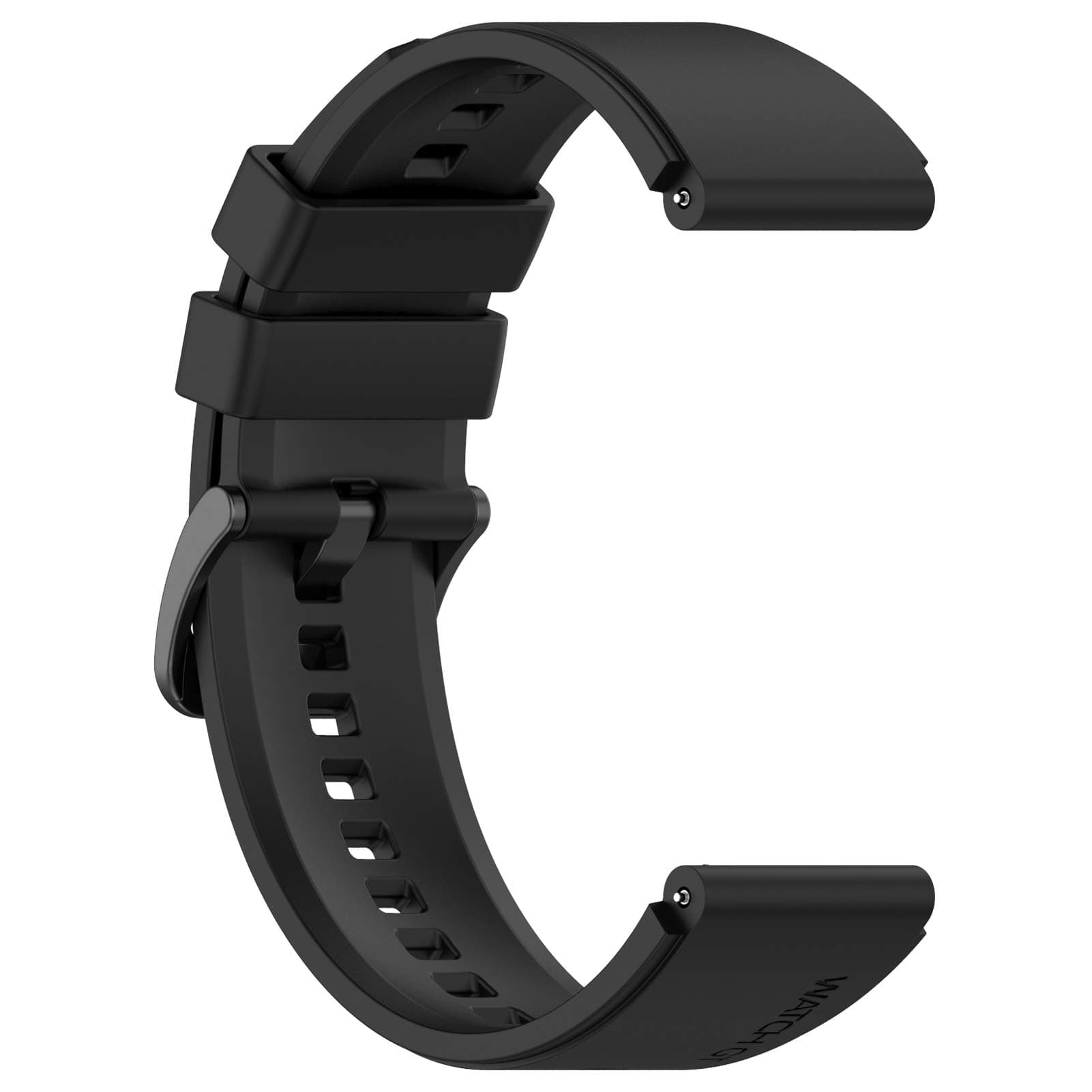 LOKEKE for Huawei Watch GT2 Pro Replacement Wrist Band - 22MM Replacement Silicone Wrist Watch Band Strap For Huawei Watch GT2 Pro(Silicone Black)