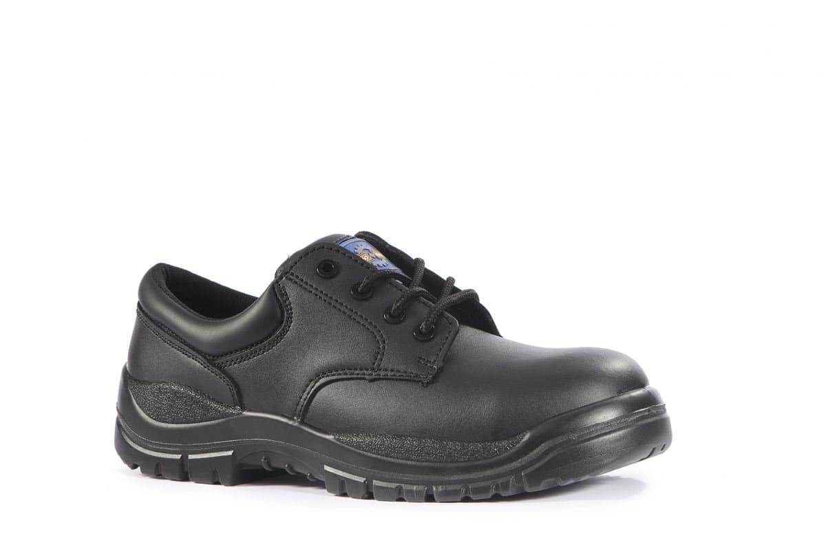 ProMan Mens Non Metallic Protective Toecap and Midsole Safety Shoes in Black in