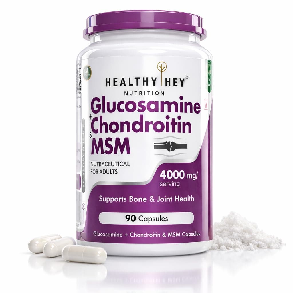Glucosamine Chondroitin and MSM for Cartilage; Joint and Bone, 90 Capsules